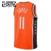 Dres Los Angeles Clippers Brook Lopez Nike 2025-26 City Edition Naranča Swingman - Dječji